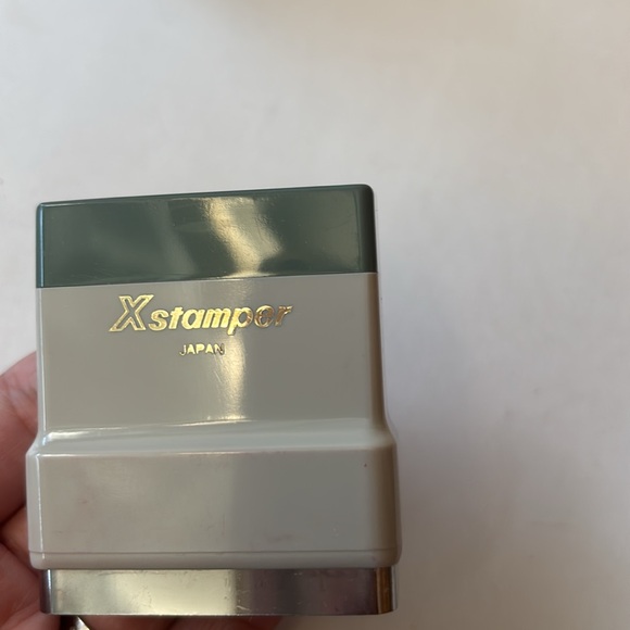 XStamper self inking stamps blue and red ink X-Stamper self inking office stamps - Picture 2 of 15